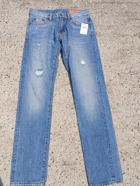 Jean Shop Mick Mens Blue Slim Fit Straight-Leg Jeans Size 29 NEW